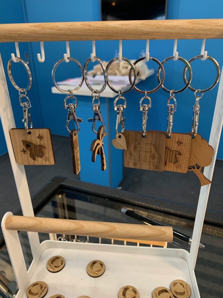 Cadoa les porte-clés en bois